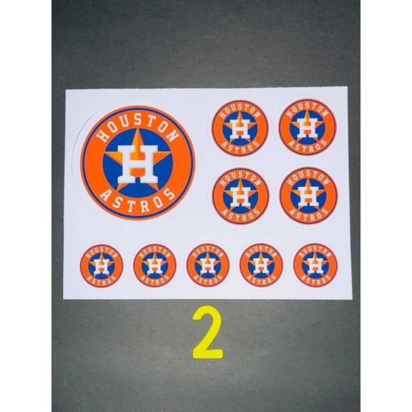 ASTROS BASEBALL HIGH QUALITY STICKERS SET BUNDLE - Picture 2 of 11